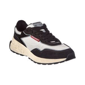 Dsquared2 Sprinter Suede & Mesh Sneaker, Black